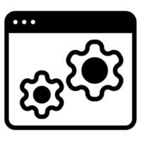 flujo de trabajo mejoramiento icono para web, aplicación, infografía, etc vector