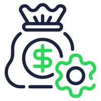 Budget Control icon for web, app, infographic, etc vector