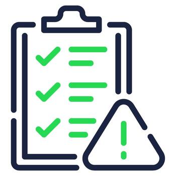 Risk Assessment icon for web, app, infographic, etc vector
