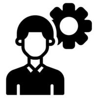 Project Manager icon for web, app, infographic, etc vector