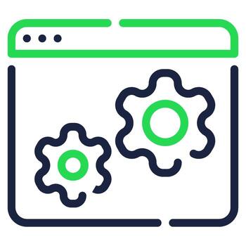 flujo de trabajo mejoramiento icono para web, aplicación, infografía, etc vector