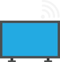 Smart TV Device vector