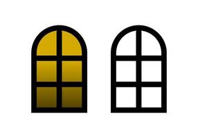 Glass Window Design Illustration vector
