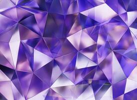 Luxury Abstract Realistic Purple Crystal Texture Reflection Close Up Background 3D rendering photo