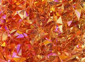 Luxury Abstract Realistic Red Crystal Texture Reflection Close Up Background 3D rendering photo