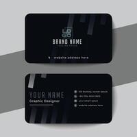 Creative and modern business card template vector