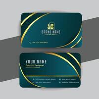 Creative and modern business card template vector