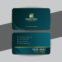 luxury golden business card template design set vector