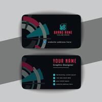 Creative and modern business card template vector