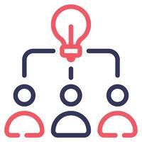 Network Building icon illustration for uiux vector