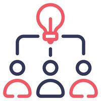 Network Building icon illustration for uiux vector