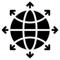 Global Reach icon illustration for uiux vector