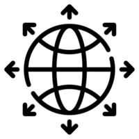 Global Reach icon illustration for uiux vector