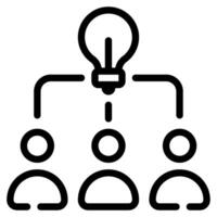 Network Building icon illustration for uiux vector