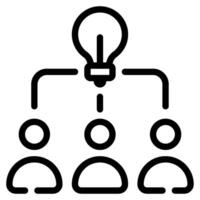 Network Building icon illustration for uiux vector