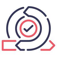 Agile Approach icon illustration for uiux vector