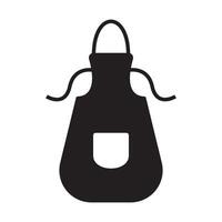 apron symbol icon vector