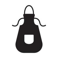 apron symbol icon vector