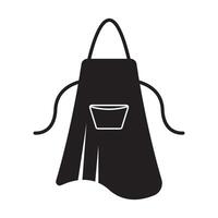 apron symbol icon vector