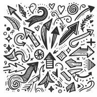 Set of Hand drawn Design vector