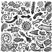 Set of Hand drawn Design vector