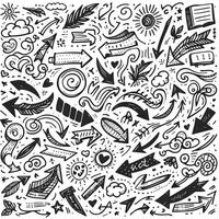 Set of Hand drawn Design vector