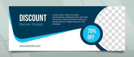 Creative and Simple Modern Style Banner Design vector