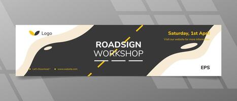 Banner design with atractive style for more promotion vector