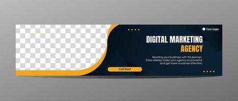 Banner design with atractive style for more promotion vector