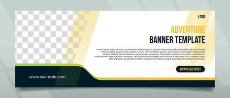 Creative and Simple Modern Style Banner Design vector