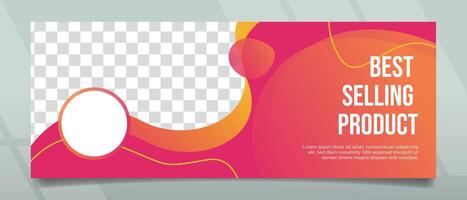 Creative and Simple Modern Style Banner Design vector