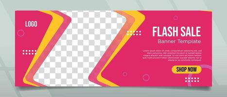 Creative and Simple Modern Style Banner Design vector