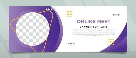 Creative and Simple Modern Style Banner Design vector