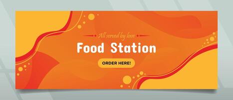 Creative and Simple Modern Style Banner Design vector