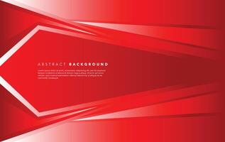 abstract red white background template vector