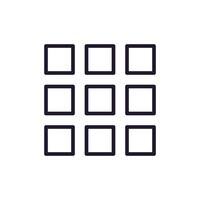 Interface Isolated Simple Sign for Websites and Apps vector