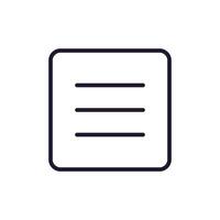 Interface Isolated Outline Sign for Websites and Apps vector