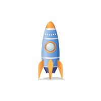 Space rocket launch. vector