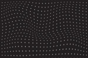 simple abstract small wavy black color square pattern vector