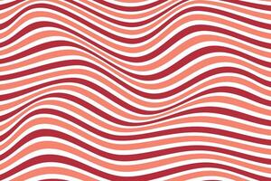 simple abstract apple color horizontal line wavy pattern vector