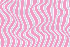 simple abstract baby pink and lite sky color vertical line wavy pattern vector