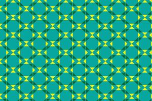 simple abstract green yellow color geometric pattern on seagreen color background a pattern of triangles that are blue and yellow vector