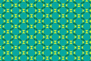 simple abstract green yellow color geometric pattern on seagreen color background a pattern of triangles that are blue and yellow vector