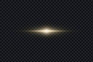 Light glare effect. Star shining light particles, design elements on background vector