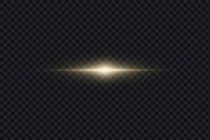 Light glare effect. Star shining light particles, design elements on background vector