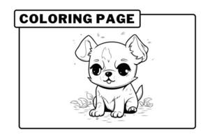 Wild animal coloring pages for kids vector