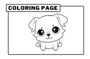 Wild animal coloring pages for kids vector