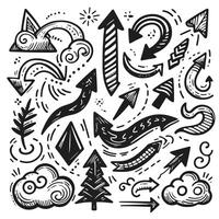 Set of Hand drawn Design vector