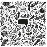 Set of Hand drawn Design vector