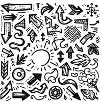 Set of Hand drawn Design vector